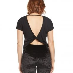 CLOTHING Onzie Swing Back Top Black