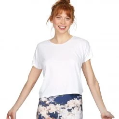 Onzie Swing Back Top White CLOTHING