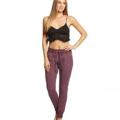 Free People Movement Fleur De Lys Crop Cami Black