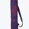 Gaiam Aubergine Embroidered Cargo Yoga Mat Bags Aubergine ACCESSORIES
