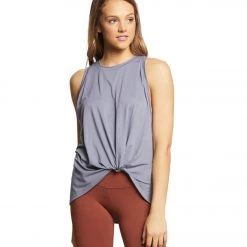 CLOTHING DYI Knot So Fast Workout Tank Steel