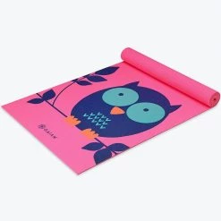 YOGA MATS & PROPS Gaiam Owl Kids Yoga Mat 60" 4mm Thick Owl 7 YOGA MATS & PROPS Gaiam Owl Kids Yoga Mat 60
