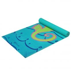 Gaiam Kids Seahorse Yoga Mat 60" 4mm Thick Seahorse