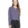 CLOTHING Beyond Yoga Over Tied Cropped Pullover Deep Amethyst 2 CLOTHING Beyond Yoga Over Tied Cropped Pullover Deep Amethyst