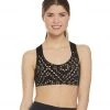 Onzie Half Moon Yoga Sports Bra Diamond Scuba