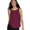Everyday Yoga Deep V Back Tank Merlot
