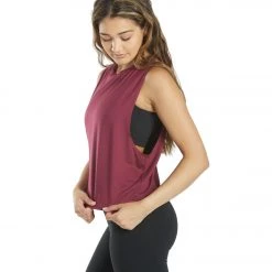 Everyday Yoga Workout Muscle Tank Merlot CLOTHING