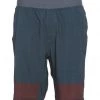 PrAna Men's Super Mojo Shorts 2.0 Grey Blue Weave Stripe