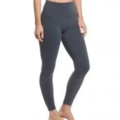 CLOTHING Beyond Yoga Plush High Waisted 7/8 Yoga Leggings Charcoal Heather Gray 10 CLOTHING Beyond Yoga Plush High Waisted 7/8 Yoga Leggings Charcoal Heather Gray