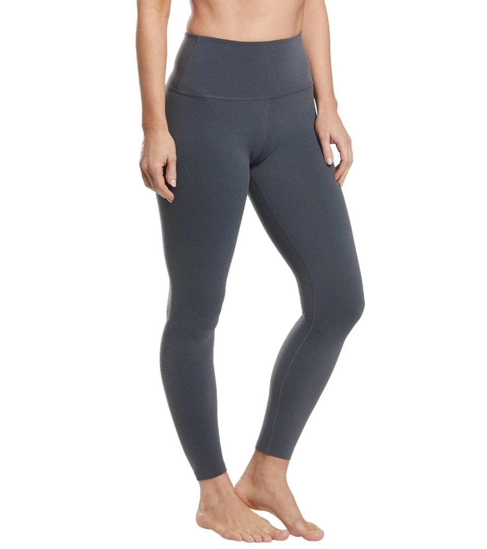 CLOTHING Beyond Yoga Plush High Waisted 7/8 Yoga Leggings Charcoal Heather Gray 4 CLOTHING Beyond Yoga Plush High Waisted 7/8 Yoga Leggings Charcoal Heather Gray