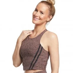 Beyond Yoga Stripe Down Cropped Yoga Tank Black/Pink Lei CLOTHING 15 Beyond Yoga Stripe Down Cropped Yoga Tank Black/Pink Lei CLOTHING