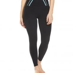 CLOTHING Beyond Yoga Stripe Down High Waisted 7/8 Yoga Leggings Darkest Night