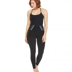 CLOTHING Beyond Yoga Stripe Down High Waisted 7/8 Yoga Leggings Darkest Night 12 CLOTHING Beyond Yoga Stripe Down High Waisted 7/8 Yoga Leggings Darkest Night