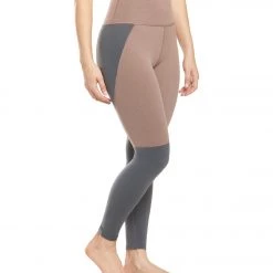 CLOTHING Beyond Yoga Next Colorblock High Waisted Long Yoga Leggings Pink Lei/Charcoal Gray Heather