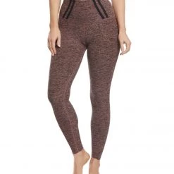 Beyond Yoga Stripe Down High Waisted 7/8 Yoga Leggings Black/Pink Lei CLOTHING 15 Beyond Yoga Stripe Down High Waisted 7/8 Yoga Leggings Black/Pink Lei CLOTHING