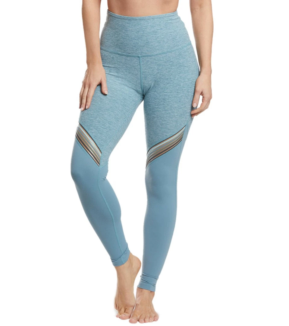 CLOTHING Beyond Yoga All The Filament High Waisted Long Yoga Leggings Blue Crush/Sky Blue Block 3 CLOTHING Beyond Yoga All The Filament High Waisted Long Yoga Leggings Blue Crush/Sky Blue Block