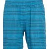 CLOTHING PrAna Men's Heiro 8" Inseam Yoga Shorts River Rock Blue Stripe 2 CLOTHING PrAna Men's Heiro 8" Inseam Yoga Shorts River Rock Blue Stripe