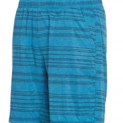 CLOTHING PrAna Men's Heiro 8" Inseam Yoga Shorts River Rock Blue Stripe