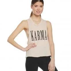 Spiritual Gangster Karma Surplice Back Swing Tank CLOTHING