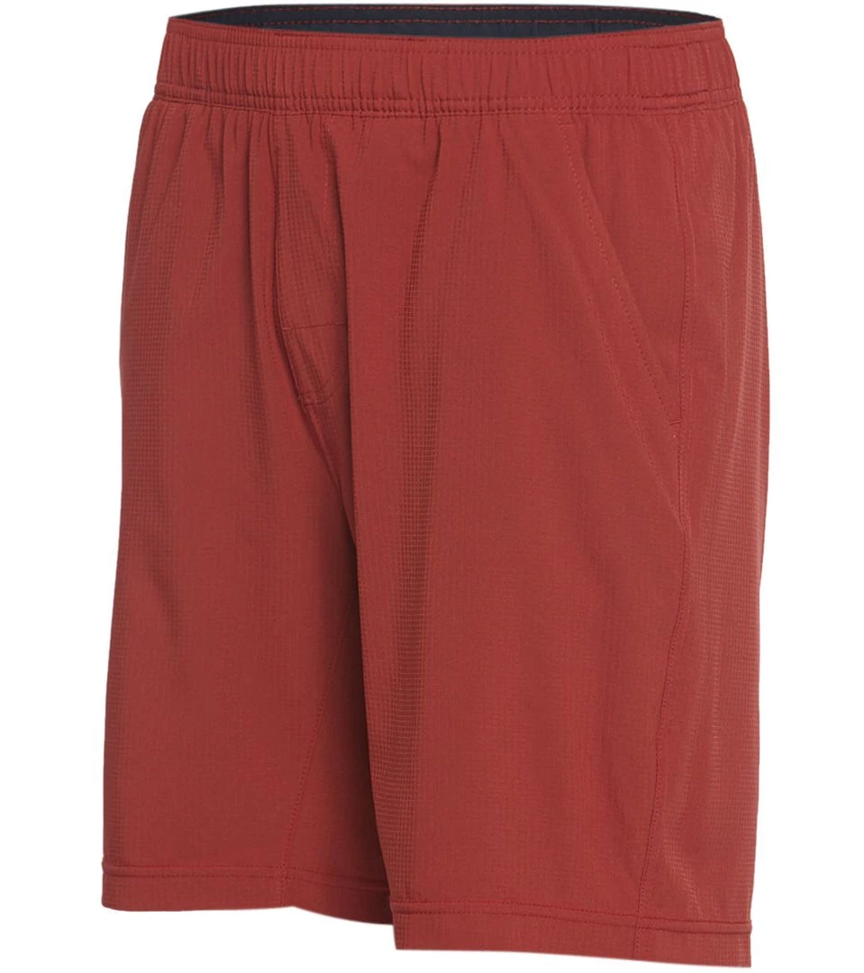 PrAna Men's Heiro 8" Inseam Yoga Shorts Maple 4 PrAna Men's Heiro 8" Inseam Yoga Shorts Maple