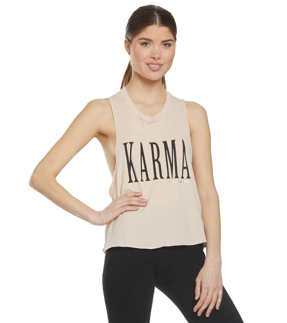 Spiritual Gangster Karma Surplice Back Swing Tank Beach 3 Spiritual Gangster Karma Surplice Back Swing Tank Beach