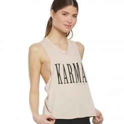 Spiritual Gangster Karma Surplice Back Swing Tank Beach