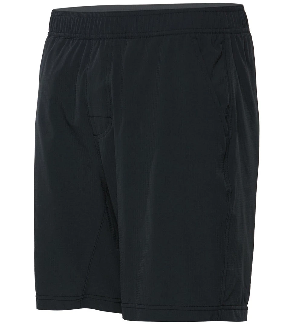 PrAna Men's Heiro 8" Inseam Yoga Shorts Black 4 PrAna Men's Heiro 8" Inseam Yoga Shorts Black