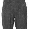 PrAna Men's Heiro 8" Inseam Yoga Shorts Charcoal Marble Print