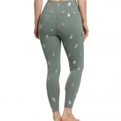 CLOTHING Beyond Yoga Tropical High Waisted 7/8 Yoga Leggings Aloha Green Pineapples