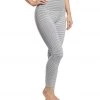 CLOTHING Beyond Yoga True To Stripe High Waisted Long Yoga Leggings White Heather Surf Stripe