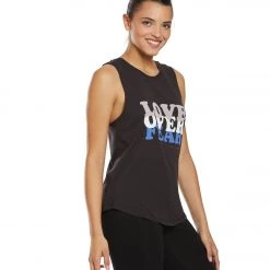 Spiritual Gangster Love Over Muscle Tank Vintage Black CLOTHING