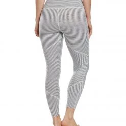 Beyond Yoga True To Stripe High Waisted 7/8 Yoga Leggings White Heather Surf Stripe CLOTHING 11 Beyond Yoga True To Stripe High Waisted 7/8 Yoga Leggings White Heather Surf Stripe CLOTHING