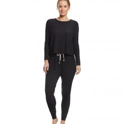 Beyond Yoga Berkley Harem Yoga Pants Darkest Night CLOTHING