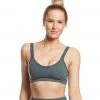 Beyond Yoga Cross Strap V-Neck Yoga Sports Bra Dark Tropic
