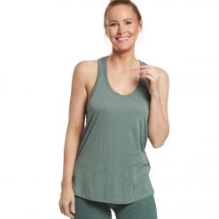 Beyond Yoga All About It Racerback Yoga Tank Aloha Green