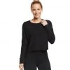 Beyond Yoga Brushed Up Cropped Yoga Pullover Black CLOTHING 2 Beyond Yoga Brushed Up Cropped Yoga Pullover Black CLOTHING