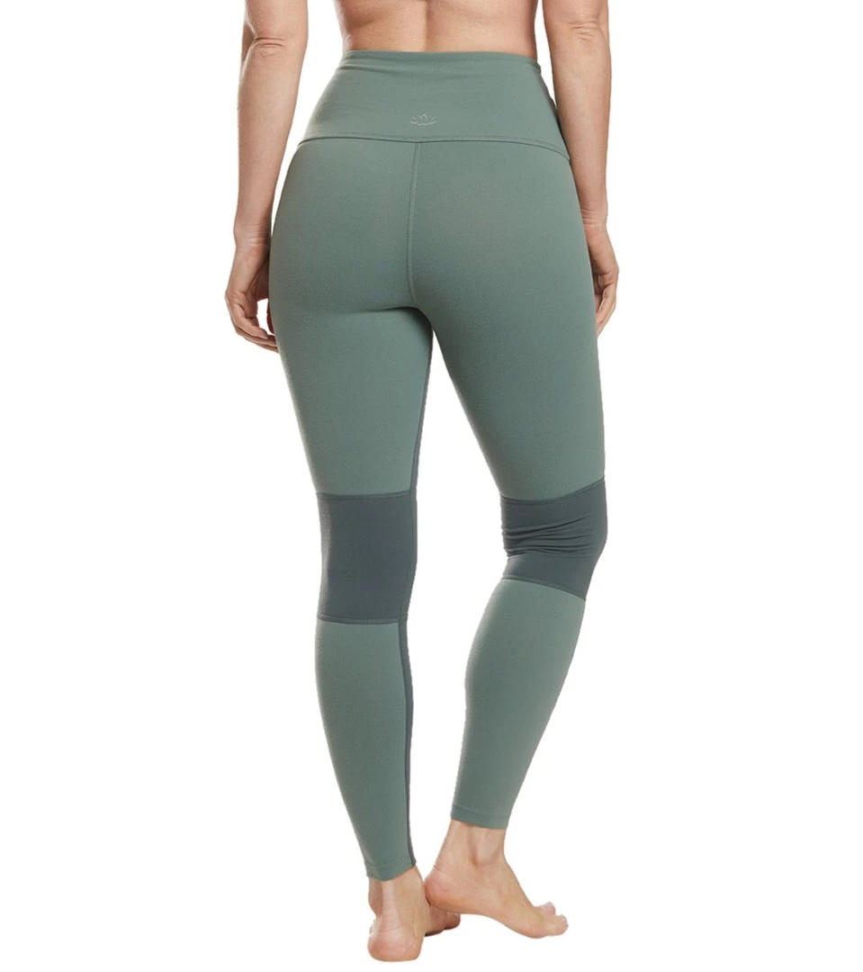 Beyond Yoga Block Out High Waisted 7/8 Yoga Leggings Aloha Green/Dark Tropic Block 5 Beyond Yoga Block Out High Waisted 7/8 Yoga Leggings Aloha Green/Dark Tropic Block