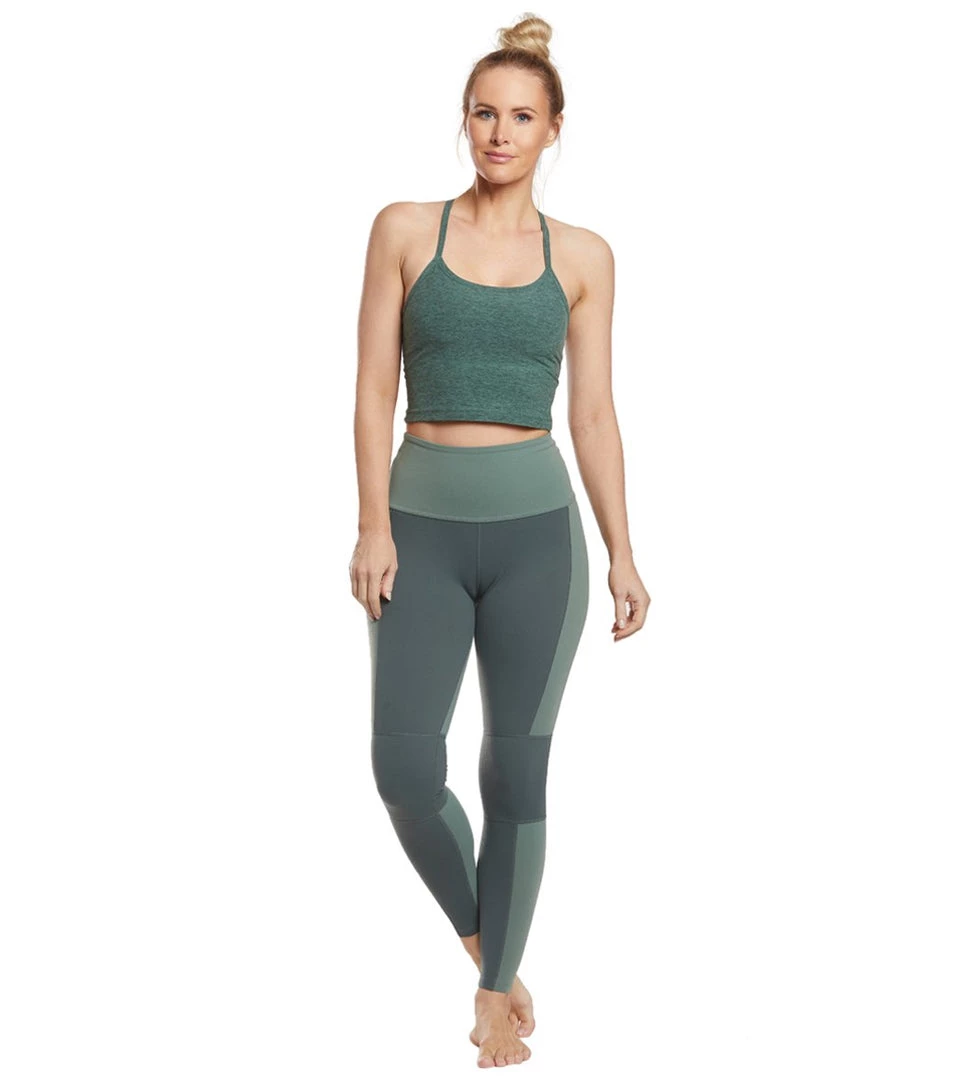 Beyond Yoga Block Out High Waisted 7/8 Yoga Leggings Aloha Green/Dark Tropic Block 6 Beyond Yoga Block Out High Waisted 7/8 Yoga Leggings Aloha Green/Dark Tropic Block