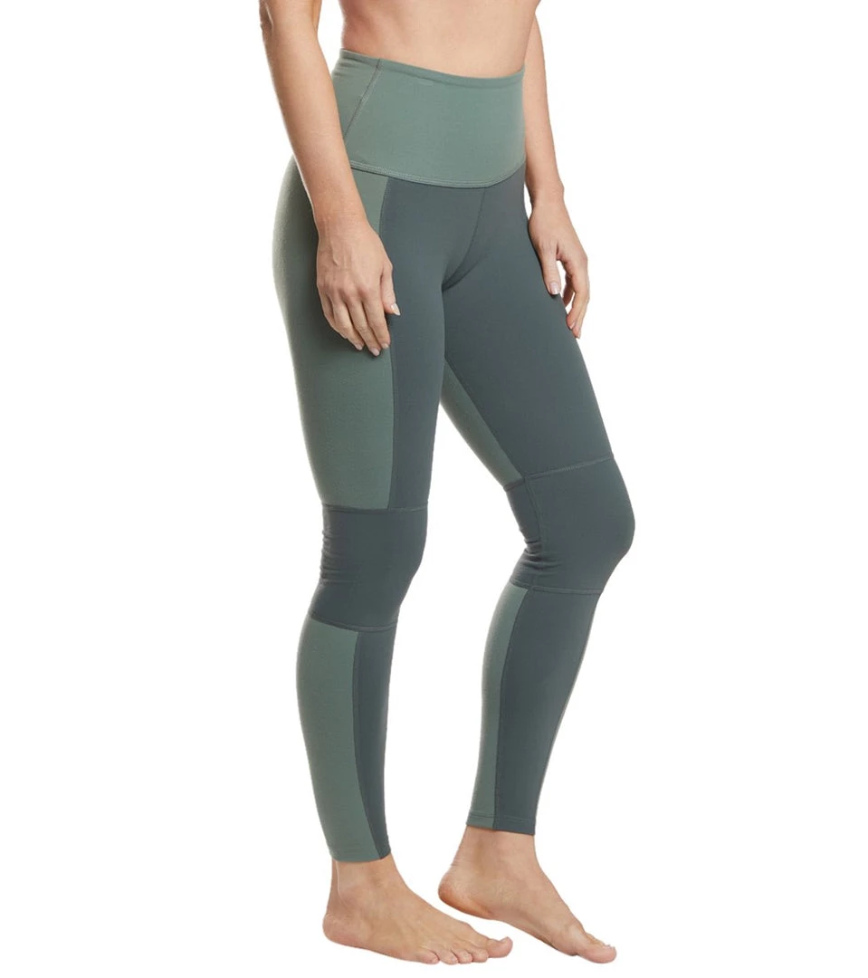 Beyond Yoga Block Out High Waisted 7/8 Yoga Leggings Aloha Green/Dark Tropic Block 9 Beyond Yoga Block Out High Waisted 7/8 Yoga Leggings Aloha Green/Dark Tropic Block