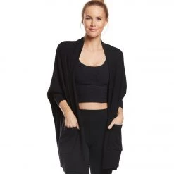 Beyond Yoga Brushed Up Easy Rider Origami Cardigan CLOTHING
