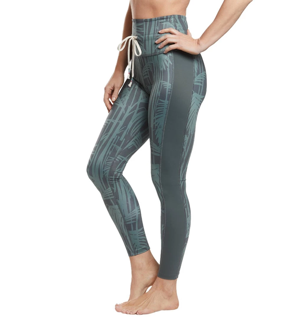 Beyond Yoga Right On High Waisted Long Yoga Leggings Bamboo Fields CLOTHING 7 Beyond Yoga Right On High Waisted Long Yoga Leggings Bamboo Fields CLOTHING