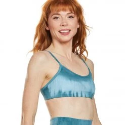 CLOTHING Beyond Yoga Olympus Classic V-Neck Yoga Sports Bra Washed Bali Blue