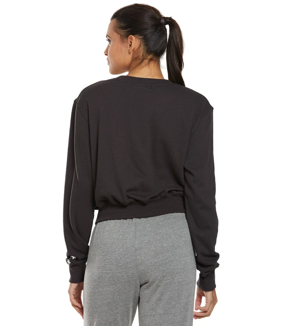 Spiritual Gangster Cosmic Crop Crew Sweatshirt Vintage Black 5 Spiritual Gangster Cosmic Crop Crew Sweatshirt Vintage Black