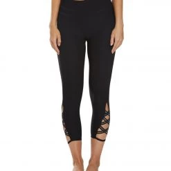 CLOTHING Marika Brandy Yoga Capris Black