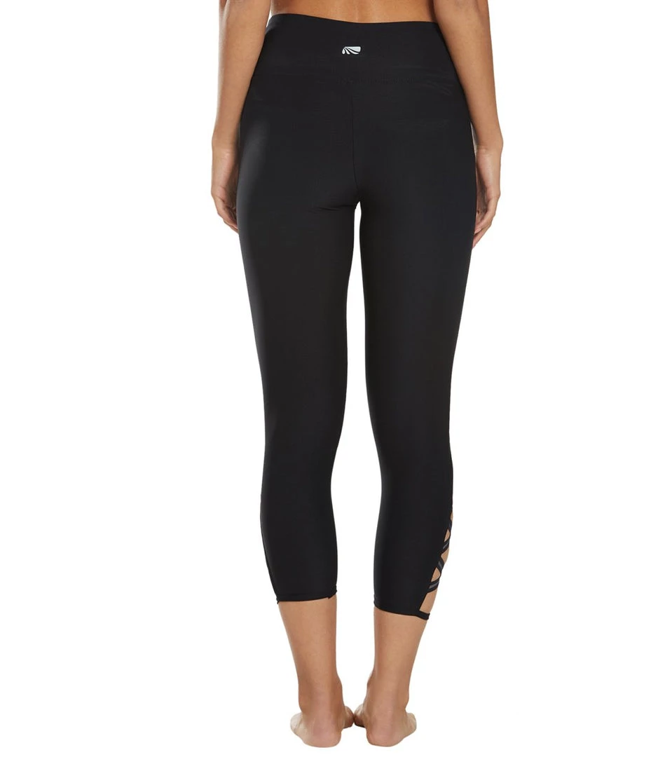 CLOTHING Marika Brandy Yoga Capris Black 5 CLOTHING Marika Brandy Yoga Capris Black