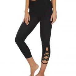 CLOTHING Marika Brandy Yoga Capris Black 13 CLOTHING Marika Brandy Yoga Capris Black