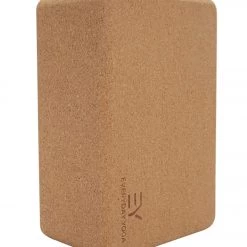 Everyday Yoga Cork Yoga Block 4 Inch Natural