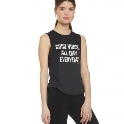 Spiritual Gangster Tech Muscle Tank Black