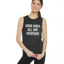 Spiritual Gangster Tech Muscle Tank Black