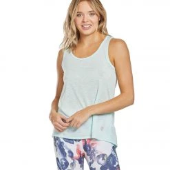 Balance Collection Luna Singlet Yoga Tank Top Fair Aqua CLOTHING